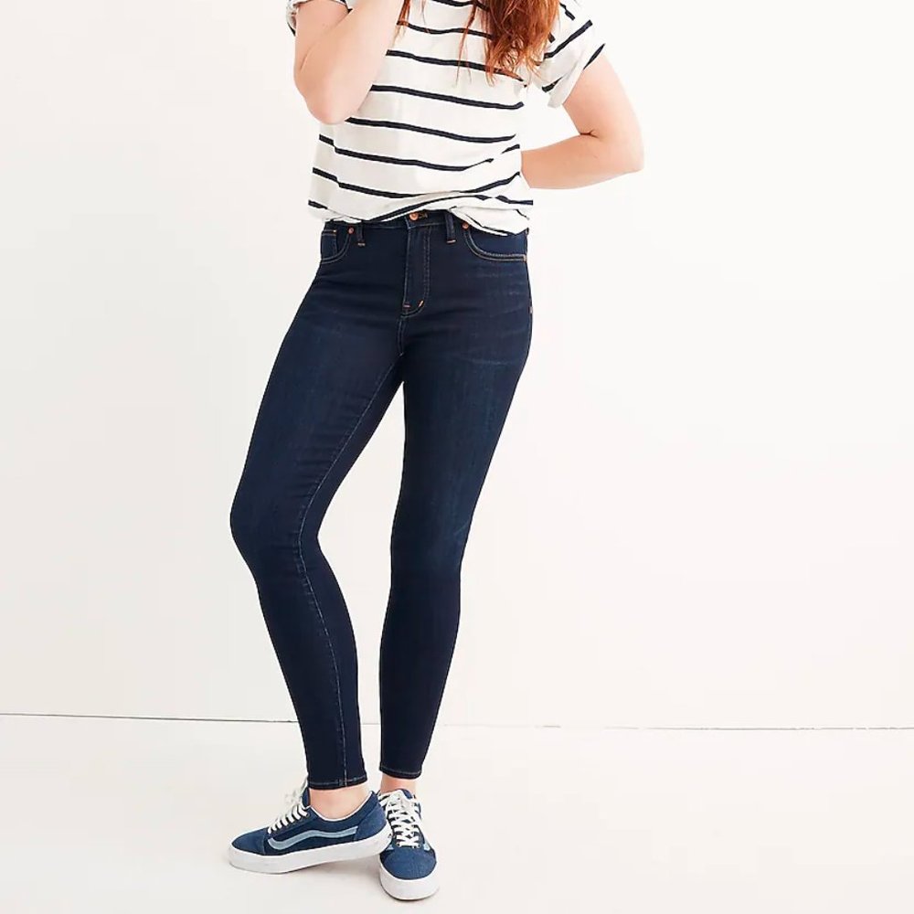 Madewell NWT 9" Mid-Rise Skinny Jeans in TENCEL™ Denim size 29